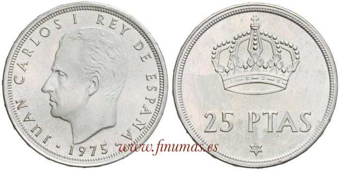 JC076P - 25 pts YEAR 1975/79. MINTED IN SILVER