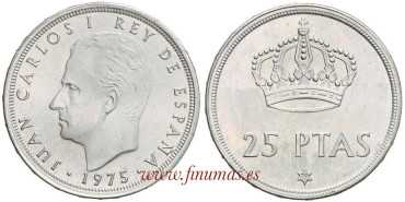 JC076P - 25 pts YEAR 1975/79. MINTED IN SILVER