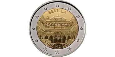 2 EURO COMMEMORATIVE SPAIN 2024 "ALCAZAR SEVILLA" COINS