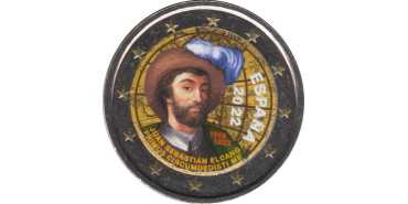 2 Euros Conmemorativos España 2022 "Vuelta Al Mundo" - Color