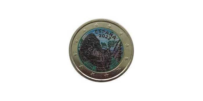 2 Euros Conmemorativos España 2022 "Garajonay" - Color