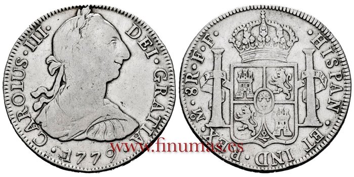 Cy11279.-CARLOS III - 8 Reales 1779 Mexico F.F.- MBC