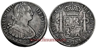 Cy13081.-CARLOS IIII - 8 Reales 1798 Lima I.J.-MBC+