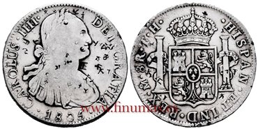 Cy13138.-CARLOS IIII - 8 Reales 1805 Mexico T.H.-MBC-