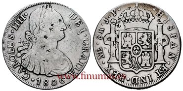 Cy13143.-CARLOS IIII - 8 Reales 1806 Lima J.P.-MBC