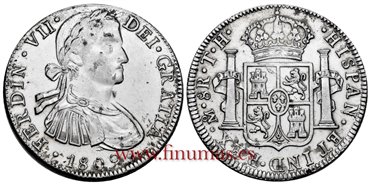 Cy14941-2.-FERNANDO VII - 8 Reales 1809 Mexico T.H.- EBC-