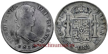 Cy15098.-FERNANDO VII - 8 Reales 1816 Mexico J.J.- MBC+