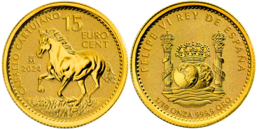 2024 - GOLD COIN 1/10oz. CARTHUSIAN HORSE.