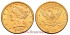 EE.UU - K-101 - 5 DOLLAR 1893 S - CORONET HEAD. ORO