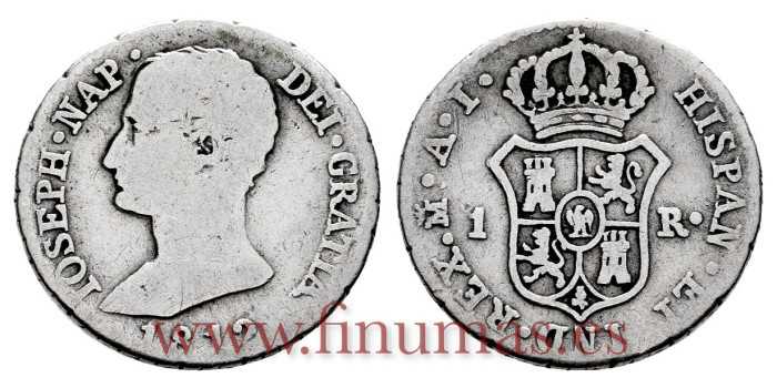 Cy13818.- JOSE NAPOLEON - 1 Real 1812 Madrid A.I.- BC. RARA