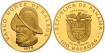 PANAMA - K-041 - 100 BALBOAS 1975. VASCO NUÑEZ BALBOA. PROOF- Oro