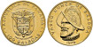 PANAMA - K-041 - 100 BALBOAS 1976. VASCO NUÑEZ BALBOA. PROOF- Gold