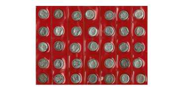 UNITED STATES - K-195.L2- LOT 35 x 10 CENTS 1946/64 MBC/EBC - SILVER
