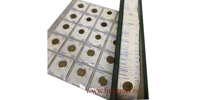 ALEMANIA FEDERAL - K-107L - LOTE 116 x 5 PFENING DIFERENTES AÑOS/CECAS. MBC/SC