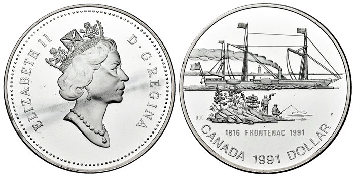 CANADA - K-179 - 1 DÓLAR 1991 - Proof