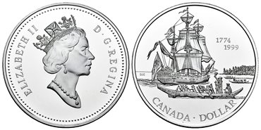 CANADA - K-256 - 1 DÓLAR 1993 - Proof