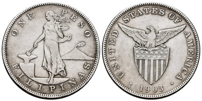 FILIPINAS - k-168 - 1 Peso 1903 S - EBC-