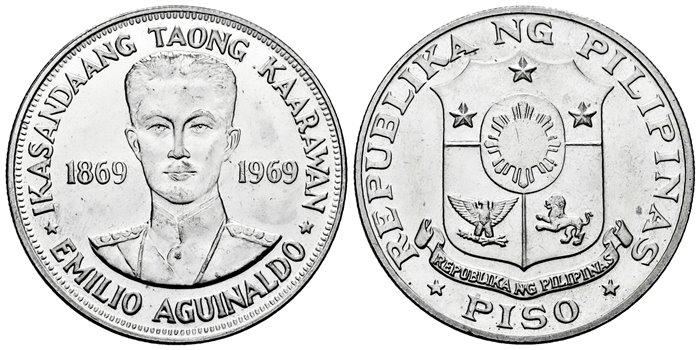 FILIPINAS - k-201 - 1 Piso 1969  - SC