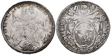 ESTADOS PAPALES K-1216,1 - 1 Escudo 1780- EBC-