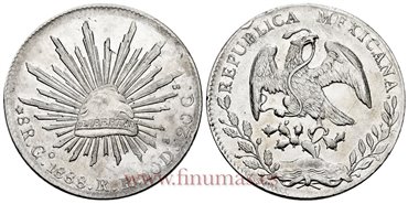 MEXICO - K377.8 - 8 REALES 1888 Guanajuato R.R.-EBC