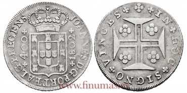 PORTUGAL - K-331 - 400 Reis 1802 Joannes - MBC