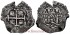 Cy06896a.- CARLOS II 2 REALES COB POTOSI V. MBC+ VARIANTE