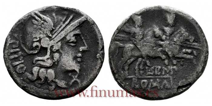 REPUBLICA - SEMPRONIA DENARIO 148 a.C.