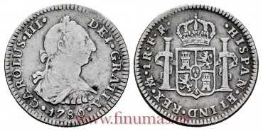 Cy10625.- CARLOS III - 1 Real 1780 Mexico F.F - MBC-