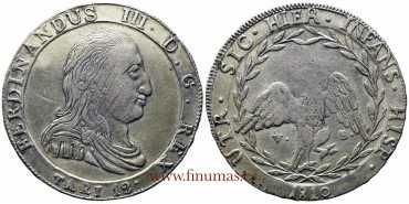 ITALY - PALERMO - K-245 - 12 TARI 1810 MBC+ Silver