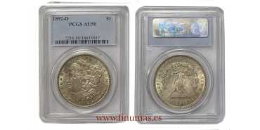 UNITED STATES - K-110 - 1 DOLLAR 1892 O. PCGS AU50