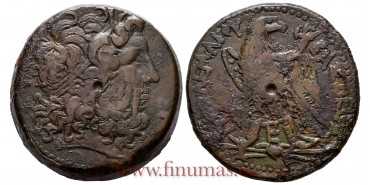 GR031.- AE46 Ptolemy III - Ptolemaic Egypt 221-204 B.C