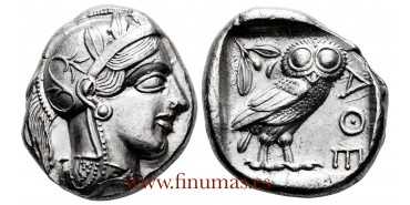 GR015.- TETRADRACMA ATICO (LECHUZA) 449-413a.C