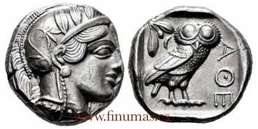 GR016.- TETRADRACMA ATICO (LECHUZA) 449-413BC