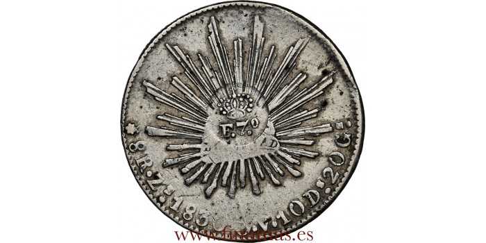 MEXICO - K377.6 - 8 REALES 1894 Guadalajara J.S.-EBC