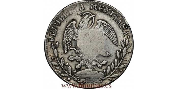MEXICO - K377.6 - 8 REALES 1894 Guadalajara J.S.-EBC