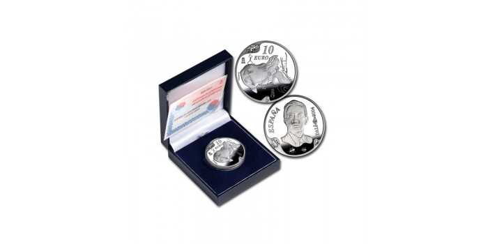 2004 - 10 EUROS DALI "THE GREAT MASTURBATOR". SILVER - PROOF