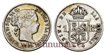 Cy15947.- ISABEL II 1 Real 1861 Madrid. PLATA  - MBC