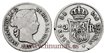 Cy16018.- ISABEL II 2 Reales 1857 Barcelona. PLATA - BC