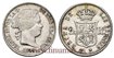 Cy16023.- ISABEL II 2 Reales 1859/55 Madrid. PLATA -EBC-