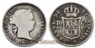 Cy16058.- ISABEL II 10 Ctm. De peso 1868 Manila. PLATA -BC