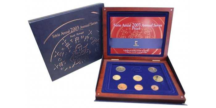 CARTERA EURO SET PORTUGAL 2003 PROOF
