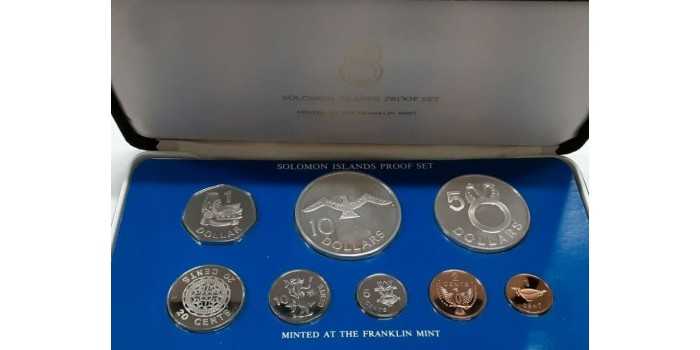 SOLOMON ISLAND - K-001/10a - Set oficial 8 Valores 1979. PROOF