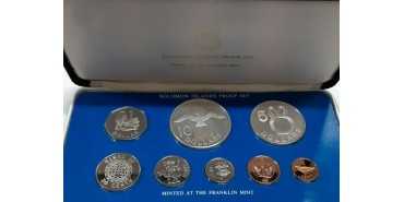 SOLOMON ISLAND - K-001/10a - Official set 8 Values 1979. PROOF