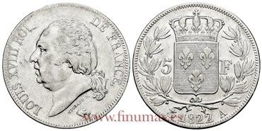 FRANCIA - K-0711-1 - 5 Francos 1875 A - MBC