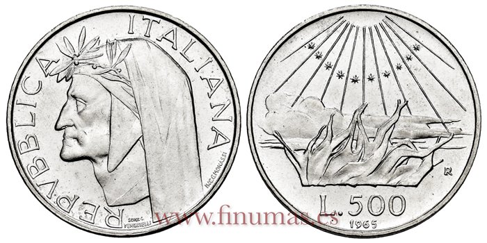 ITALIA  - K-100 - 500 LIRAS 1965 - SC 