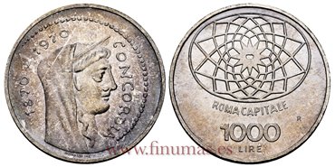 ITALIA  - K-101 - 1000 LIRAS 1970 - SC 