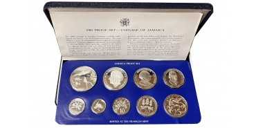 JAMAICA - K-053/86a OFFICIAL PROOF SET 1980