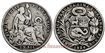 PERU - K-218.1 - 1 Sol Sobrefecha 1924/1824 - BC
