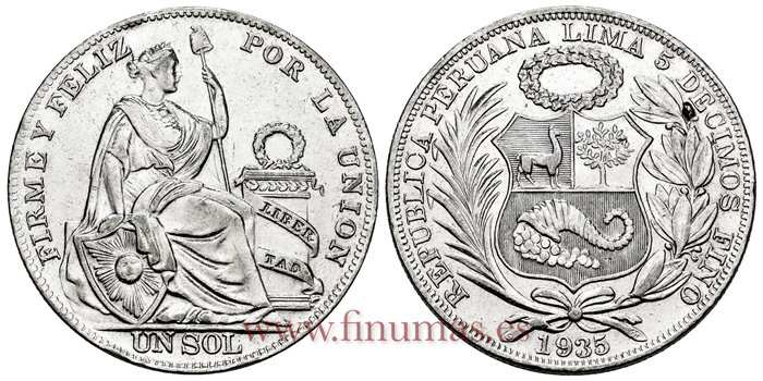 PERU - K-218.2 - 1 Sol 1934 - SC
