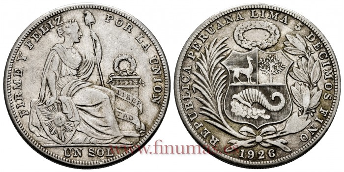 PERU - K-218.1 - 1 Sol 1926 - MBC+